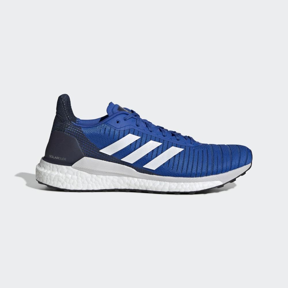 Adidas Men's SolarGlide 19 Walking Shoes Blue/White/Navy Ireland F34099